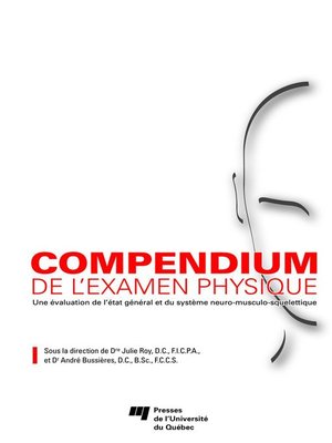 cover image of Compendium de l'examen physique